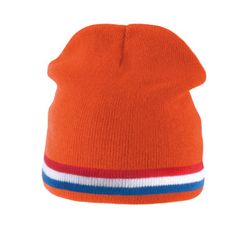 HUT MIT KONTRASTIERTEM ZWEIFARBIGEN STREIFEN