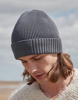 Gorro de algodón orgánico con parche