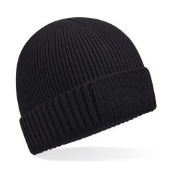 Gorro de algodón orgánico con parche técnico