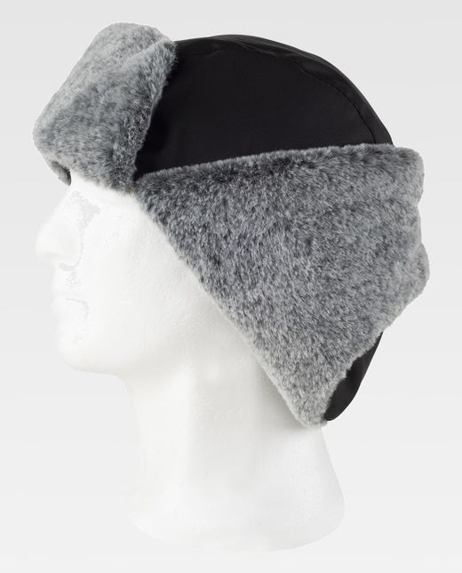 Gorro de color Negro+Gris