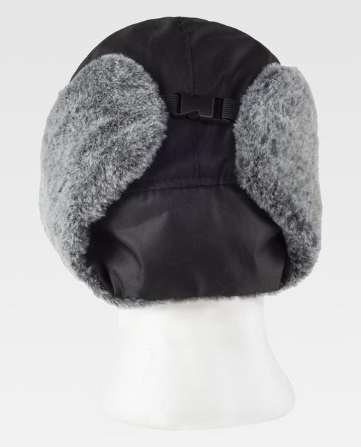 Gorro de color Negro+Gris