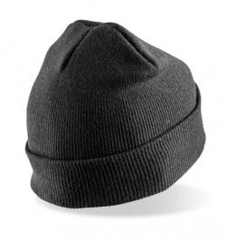 Druckbare recycelte Doppelstrickmütze