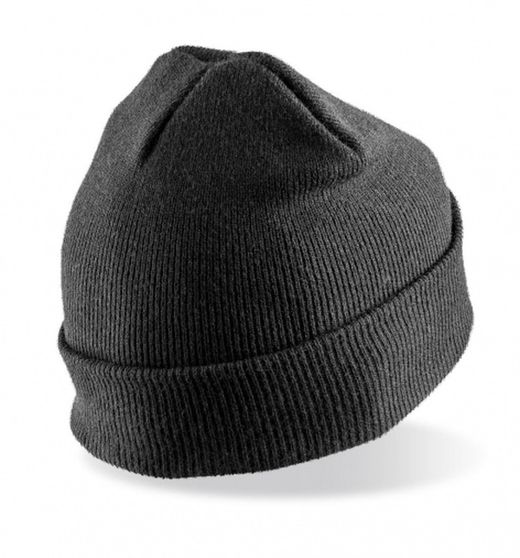 Druckbare recycelte Doppelstrickmütze