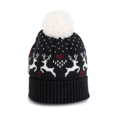Gorro De Invierno Con Diseño De Renos