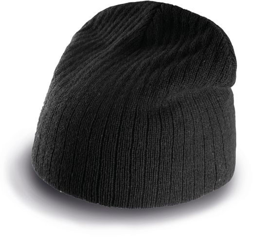 RIBBED KNIT HAT