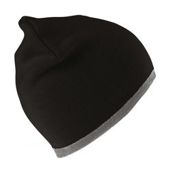 Kontrast Strickmütze