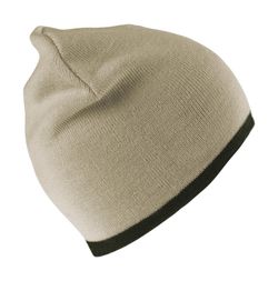 Kontrast Strickmütze
