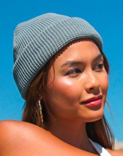 Gorro de punto gofre de hilo reciclado
