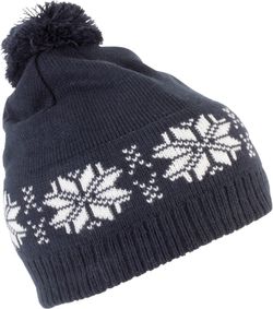 Cappello in maglia motivo Fair Isle