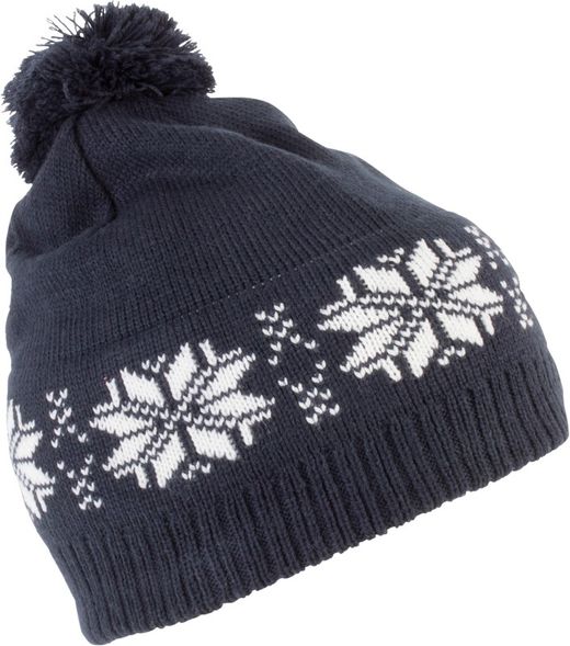 Cappello in maglia motivo Fair Isle