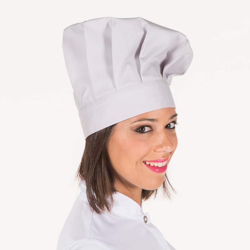 Grande cappello da cuoco con velcro 117 — Maxport Abbigliamento Da Lavoro