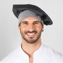 Cappello da cuoco grande con velcro