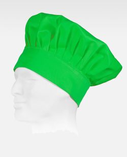 Gorro liso cocinero con velcro adaptable Verde Pistacho