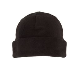 Recycelte Mütze aus Mikrofleece mit Umschlag