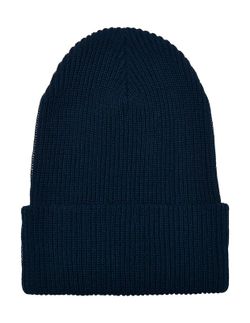 Gorro punto canalé de hilo reciclado