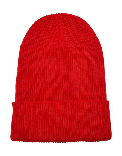 Gorro punto canalé de hilo reciclado