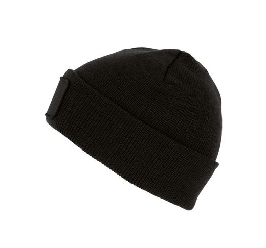Gorro reciclado con parche