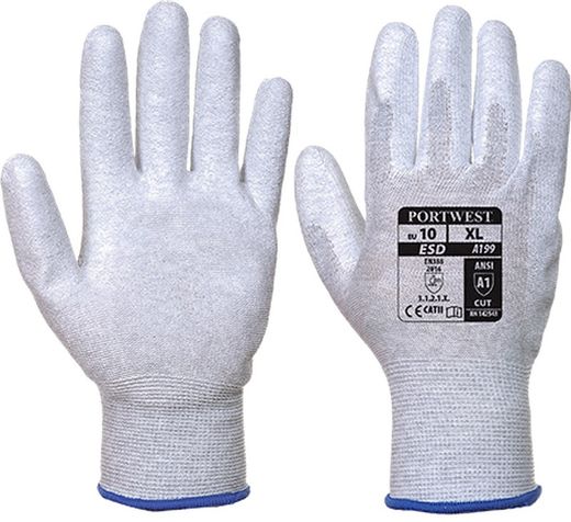 Guanti Palmo PU Antistatici