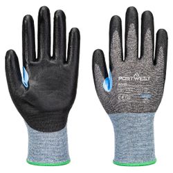 Guante CS Cut D18 PU Gris/Negro