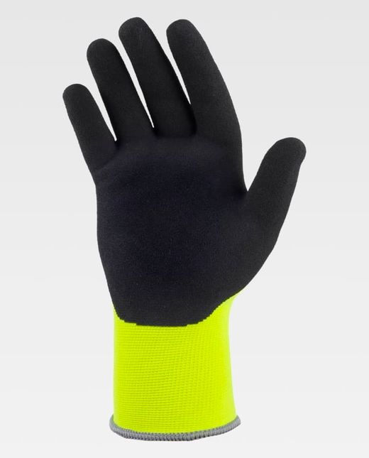 Guante de color Amarillo Flúor+Negro | PROTECCIÓN