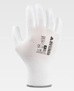 Guante de color Blanco+Blanco | PROTECCIÓN