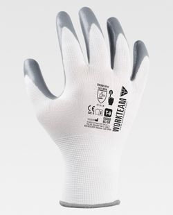 Guante de color Blanco+Gris | PROTECCIÓN
