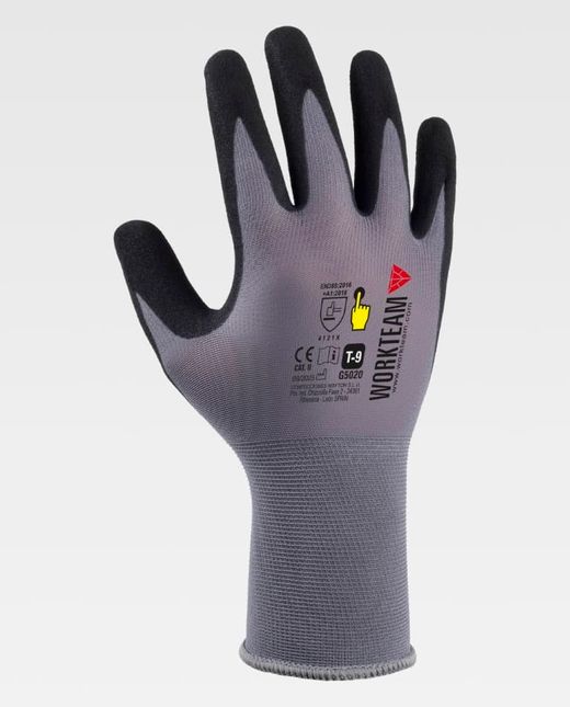 Guante de color Gris+Negro | PROTECCIÓN