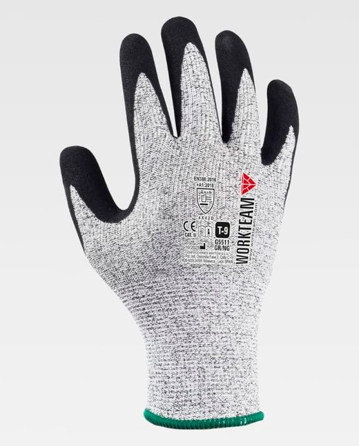 Guante de color Gris+Negro | PROTECCIÓN
