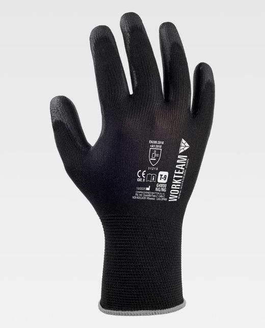 Guante de color Negro+Negro | PROTECCIÓN