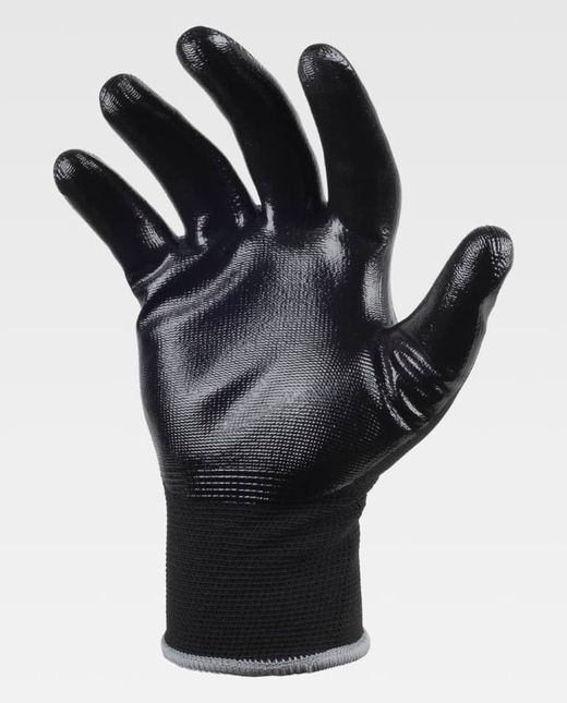Guante de color Negro+Negro | PROTECCIÓN