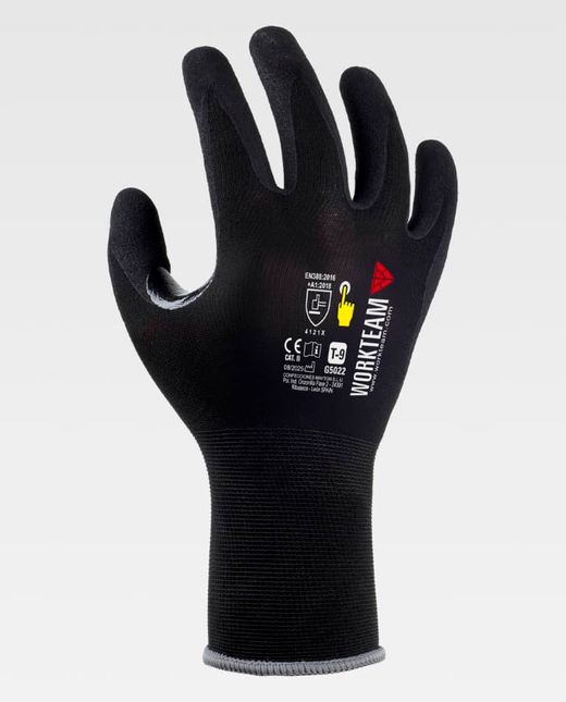 Guante de color Negro+Negro | PROTECCIÓN