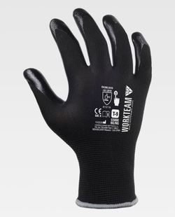 Guante de color Negro+Negro | PROTECCIÓN