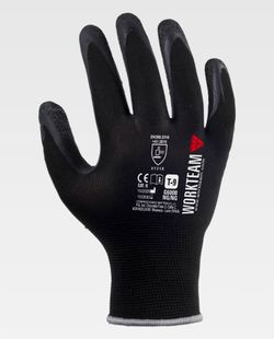 Guante de color Negro+Negro | PROTECCIÓN