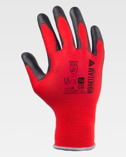 Guante de color Rojo+Negro | Protección
