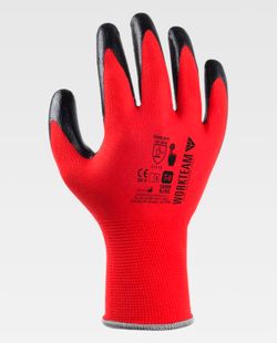 Guante de color Rojo+Negro | PROTECCIÓN