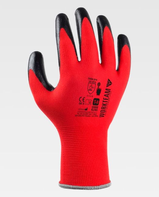 Guante de color Rojo+Negro | PROTECCIÓN