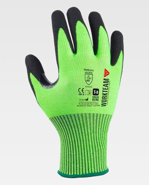 Guante de color Verde+Negro | PROTECCIÓN