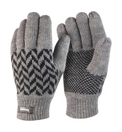 Handschuhe mit Thinsulate-Muster