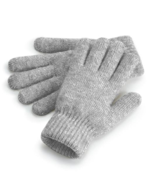 Guantes con puños en canalé