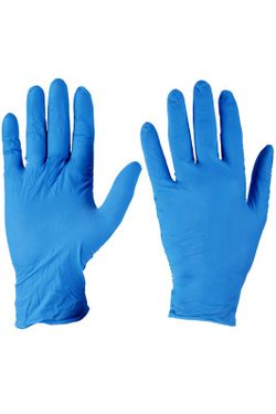 Guantes De Un Solo Uso Ambidiestros, Sin Talco NITRO-TOUCH NPF 50