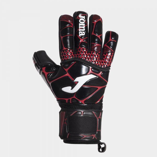 Gk- Pro Goalkeeper Gloves Black Red 10