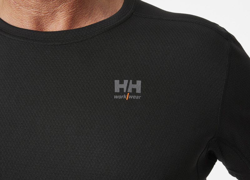 Helly Hansen LIFA ACTIVE CREW - Camiseta de manga larga - black/negro 