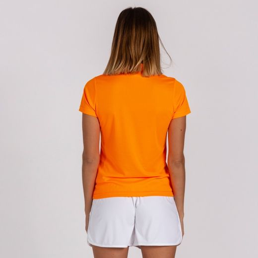Hobby Women Polo Shirt Orange Fluor S/S