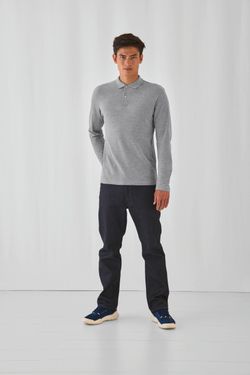 ID.001 Men's long-sleeved polo shirt