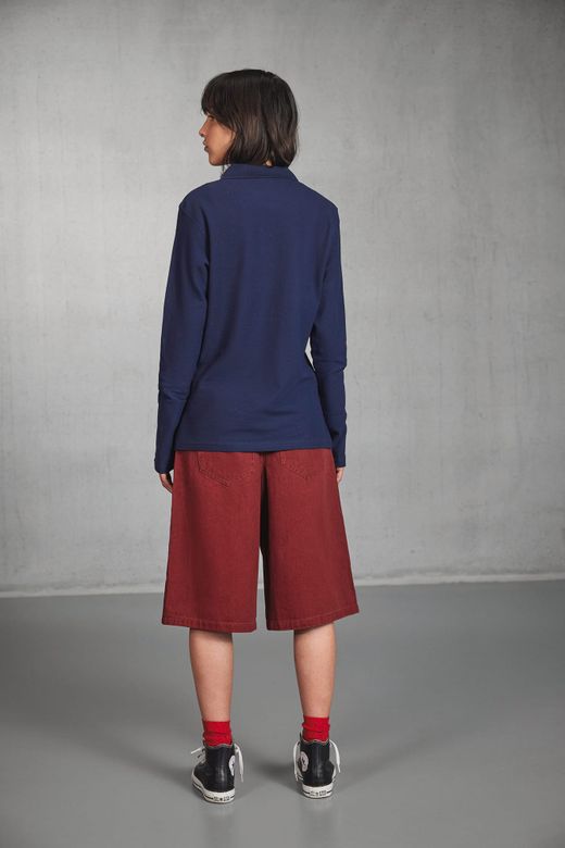 ID.001 Ladies' long-sleeved polo shirt