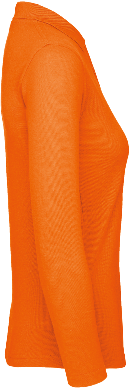 ID.001 Ladies' long-sleeved polo shirt
