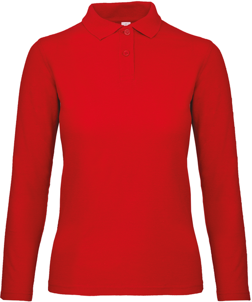 ID.001 Ladies' long-sleeved polo shirt