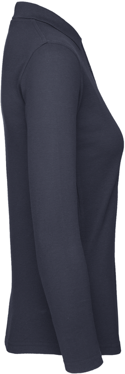 ID.001 Ladies' long-sleeved polo shirt