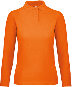 ID.001 Ladies' long-sleeved polo shirt