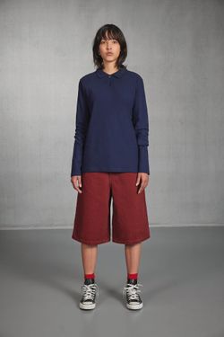 ID.001 Ladies' long-sleeved polo shirt